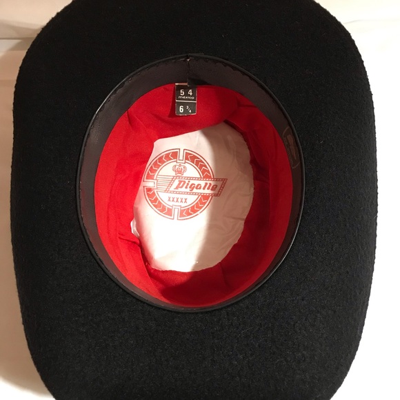 Pigalle Black Hawk Crushable Gambler Cowboy Hat - Picture 6 of 6